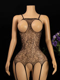 Crotchless Bodysuits Pornographic Bodystocking For Sex Bold Body Suit Super Hot Open Bra Erotic Costumes Sexy Fishnet Lingerie