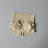 High Waist Women's Yoga Fitness Shorts Tight Fit Abdominal Slimming Lifted Buttocks Three Part Pants Exercise Clothing