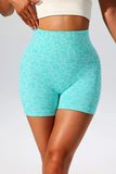 Trendy Sexy Leopard Women Yoga Shorts Seamless Sportswear Woman Gym Workout Shorts Fitness High Waist Tummy Control Leggings