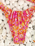 New Printed Bathing Suit Women Two-piece Backless Swimwear Sexy Beach Fashion Thongs Summer New Female Split Swimsuit
