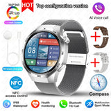 2025 New BOXUXING Watch 5 MAX Smart Watch AMOLED Screen NFC GPS Tracker Bluetooth Call Health Waterproof Smartwatch Men Women