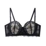 Rabbit Ear Lace Strapless Bra Minimizer Push Up for Large Bust Summer Thin Design Comfortable Backless Bra Women S-XL MOYISU AB