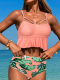 Printed Strappy Bikini 2026 High Waist Swimsuit Women Sexy Swimwear Female Bathers Swimming Bathing Swimming Swim Suit Beachwear