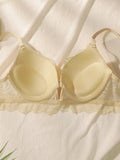 2024 New Women's Latest Production And Sales Pull Gathering Lace Underwear And Underwear Set U093