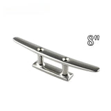1Pc 4" 5" 6" 8" Combo Mooring Cleat 2 Hole 316 Stainless Steel Polished Boat Cleats for Marine Boat Deck Rope Tie Yacht