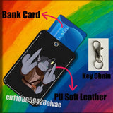 P-Pressure Sebastian Solace For ID Clips Credit Bank Bag Bus Meal Card Holder Cover Pocket Ornament Keychain