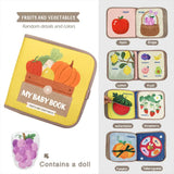 Montessori Busy Book Animal Cognitive Sensory Learning Toy