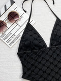 DEKA New High Cut Leg Swimwear Halter Mini Micro Thong Women One Piece Swimsuit Female Monokini Padded Bather Bathing Suit Swim