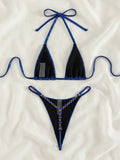 Sexy Extreme Mini Micro Thong Bikini 2025 Diamond Bikinis Female Swimsuit Women Swimwear Two-pieces Bikini Set Bathing Suit Swim