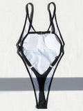 Backless Extreme Mini Micro G String Thong Women Swimwear One Piece Swimsuit Female Monokini High Leg Cut Bathing Suit Swim Lady