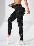 Trendy Starry Sky Sportswear Woman Gym Yoga Pants Seamless High Waist Women Sports Leggings Tummy Control Squat-Proof