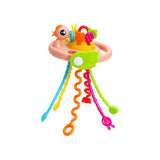 Pull String Sensory Toy Silicone Montessori Baby Teether