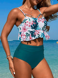 Printed Strappy Bikini 2026 High Waist Swimsuit Women Sexy Swimwear Female Bathers Swimming Bathing Swimming Swim Suit Beachwear