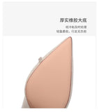 High Heels Women with  Spring and Autumn Pointy Women's Shoes Dress Wedding Shoes Temperament Banquet Single Shoes