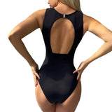 Fashion 2026 Women Mesh One-piece Suit Swimwear Sexy Back Hollow Out Swimsuit Bodycon Bodysuit Beachwear Female Monokini Biquini