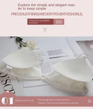 MOYISU Desire Sexy Girl Underwear Front Buckle Thin Shoulder Triangle Cup Thin Back Without Underwire Sexy Simple Bra Small Bra