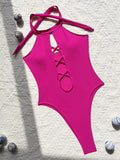 New Sexy High Neck Zipper Women Swimwear One Piece Swimsuit Female Monokini High cut Trikini Ribbed Bathing Suit Swim Bodysuit