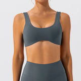 Women's Yoga Sport Bra Tight Fitting Gym Underwear Tops Scrunch Butt Booty Fitness Running Speed Drying Workout Sports Bra