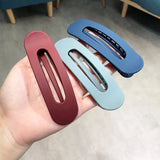 Fashion Matte Flat Hair Clips Duck Billed Clips  Accessories Matte Hairpins Hairgrips Bangs Barrettes Girls Hair Accessories