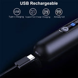 Electric Nose Hair Trimmer Rechargeable Nose Hair Clipper for Men Mini Portable Automatic Shaving Nose Eyebrow Ear Hair Remover