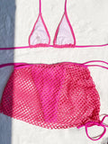 DEKA Tie Side Mini Micro Bikini Set With Skirt Halter Female G-String Thong Swimsuit Women Swimwear Bather Bathing Suit Swim