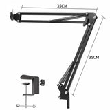 Flexible Arm Overhead Tripod for Phone Desktop Cellphone Bracket for Video Shooting Table Mobile Mount for Filming Recording