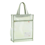 Clear A4 File Storage Bag Multi-layer Thickened Zipper Pouch Bag with Handle Large Capacity Art Portfolio Case