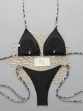 Halter Triangle String Bikinis 2026 Women Sexy Swimsuit Solid Brazilian Swimwear Female Bathers Bathing Swimming Swim Suit