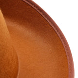 Women Men Cowboy Hat Classic Roll Up Brim Fedora Cowgirl Hat Western Retro Sun Cap Stage Performance Hat