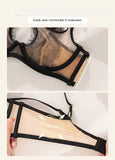 Ultra-thin Sexy Lace Hazy Attractive Comfortable Soft Steel Ring on The Support To Prevent Sagging Cross Beautiful Back Change