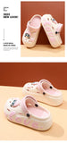 2026 New Women Fashion Clogs Cute DIY Charms Home Street Slippers For Female Summer Platform Shoes Soft EVA Girls Leisure Sandal