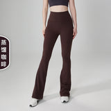 No size yoga bell-bottoms, high-waisted butt-lifting yoga clothes, fitness one-size-fits-all yoga pants