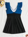2026 Sexy Ruffle Swimsuit One Piece Hollow Swimwear Women Bathers Bathing Swimming Swim Suit Female Beachwear