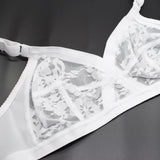 Bra For Women Lace Bralette Wireless Big Bosom Minimizer Plus Size Sexy Lingerie Female Underwear Full Cup BH Tops