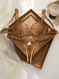 YUQI Ultra Thin Minimizer Bra for Large Breasts, Wireless Support Bra for Women, Comfort Push Up Lift, Adjustable Underwear Sexy