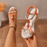 Women Wedges Sandals 2026 New Summer Fashion Designer Shoes for Women High Quality Platform Sandals Casual Outdoor Sandals Women