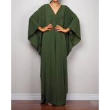 Greek Goddess Long Dress Batwing Sleeve Tunic Beach Cover Up Cover-ups Beach Dress Beach Wear Beachwear Kaftan Maxi Dress V4427