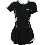 Ladies' Plus Size Swimsuit, Hot Spring Soaking Swimsuit, New Split Slimming and Abdominal Protection Sports Flat Angle Swimsuit