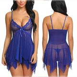 2pcs Lace Sexy Lingerie Set For Women, Suitable For Sleepwear And Loungewear