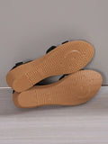 Wedge Sandals for Women Summer Comfortable Non Slip Beach Shoes Woman PU Leather Platform Roman Sandalias Mujer