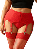Ohyeah White Sexy Garter Belt Black Imitation Leather Lace Garter Suspenders Lingerie Hot Elastic High Waist Stocking Belt