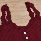 3PCS Pajamas Set for Women Sleepwear Solid Vest Shorts and Pants Paired with Lace Splicing for Homewear Loungewear
