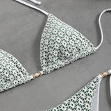 2026 Halter String Bikinis Sexy Triangle Swimsuit Women Plaid Swimwear Female Bathers Bathing Swimming Swim Suit Beachwear