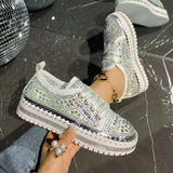 Women's Large Size 43 Dad Shoes Breathable Summer Casual Thick Bottom Sports Water Shoes Comfortable Rubber Sole EVA Insole