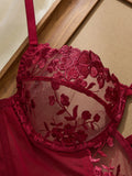Sexy Large Size Lingerie Women Bra Set Girl Floral Lace Underwear Set Underwire Brassiere Push Up Outfit Delicate Bra Kit