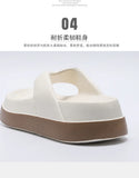 Woman Beach Flip Flops Fashion Summer Shoes 2025 Trend Girls Platform Sandals Soft EVA Non-slip Female Indoor Outdoor Slippers