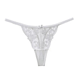 Tanga Dentelle Française Noël Pure Desire Transparent Fente Haute Sans Retirer Érotique T Pant Confort Taille S-XL MOYISU AB