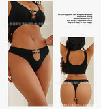 Sexy seamless underwear set push-up bra vest sports breathable push-up set