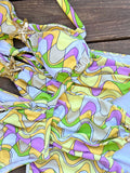 Sexy Starfish Bikini Set With Skirt Women Two-Pieces Swimsuit 2025 New High Fork Skirt Set Biquini Swimwear For Girl Clothing