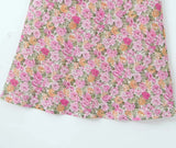 Lace Decoration Pink Floral Maxi Long Sundress Women's Dress 2025 Spaghetti Strap V Neck Smocked Boho Straight Boho Dress